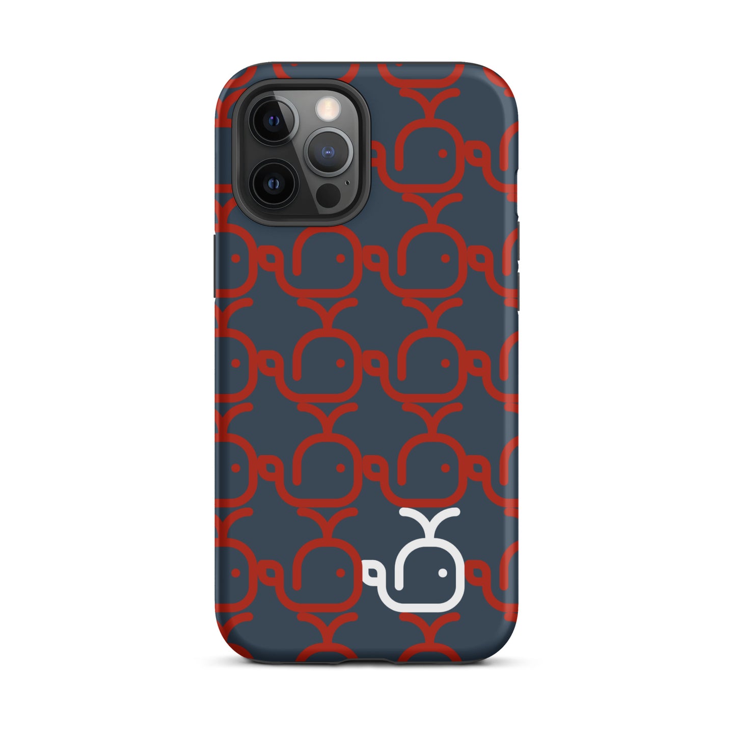 Tough Case for iPhone® Whales Red/Blue