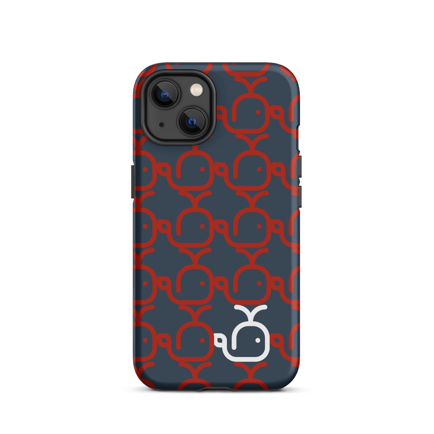 Tough Case for iPhone® Whales Red/Blue