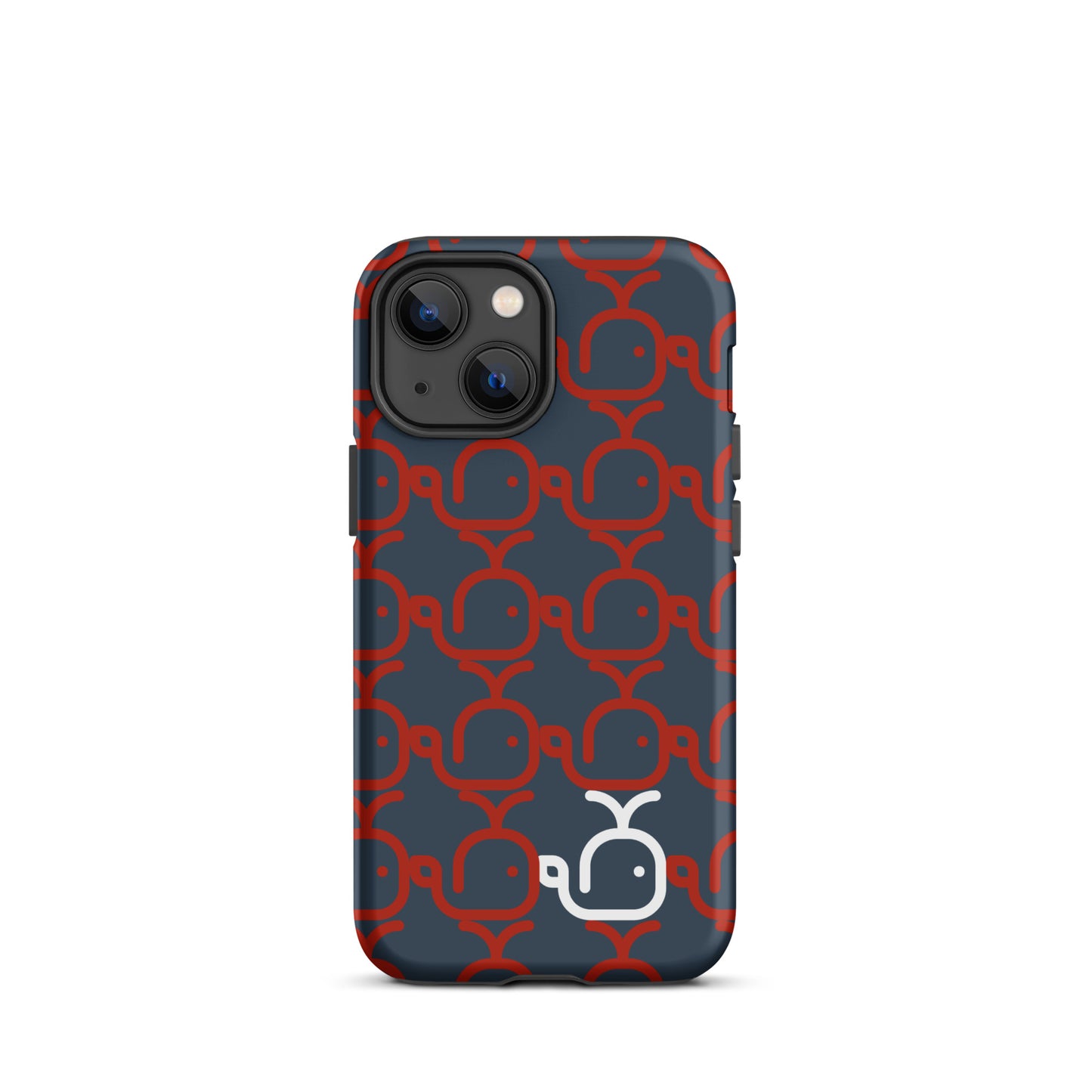 Tough Case for iPhone® Whales Red/Blue