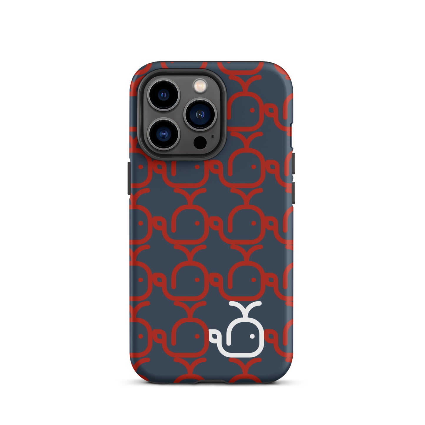 Tough Case for iPhone® Whales Red/Blue