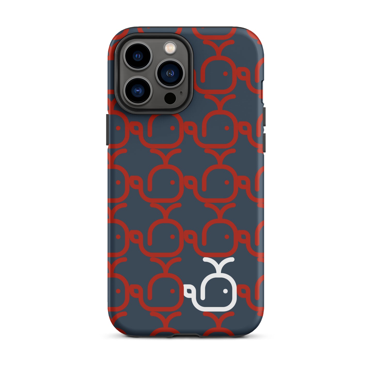 Tough Case for iPhone® Whales Red/Blue