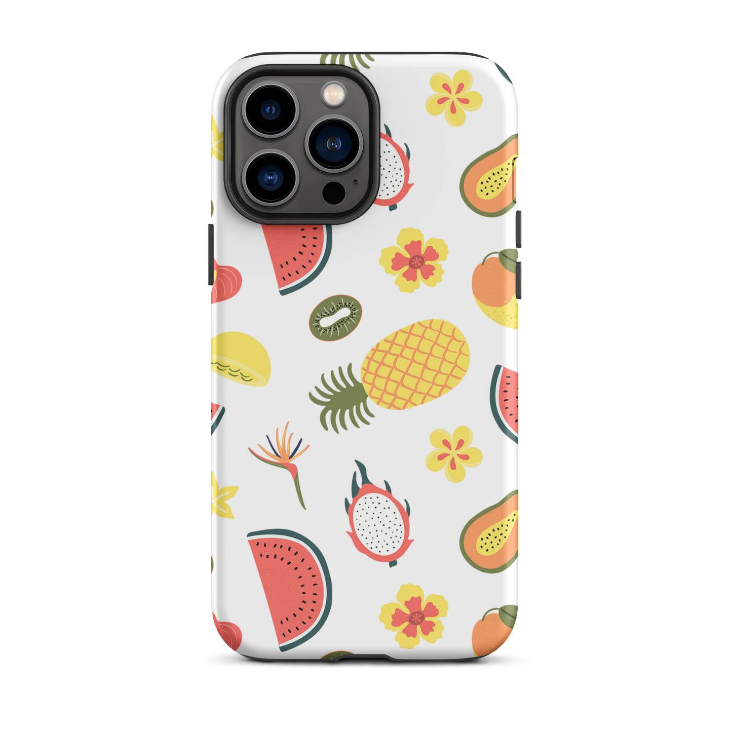 Tough Case for iPhone® Fruits on White