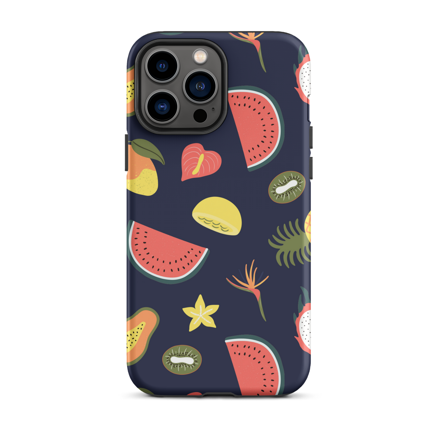 Tough Case for iPhone® Blue Fruity