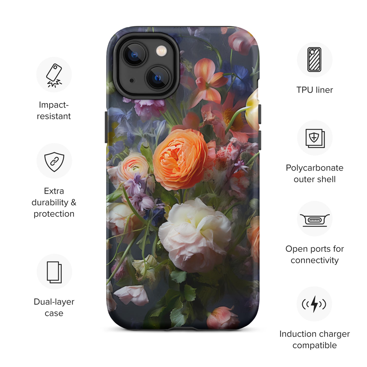 Tough Case for iPhone® Floral 1