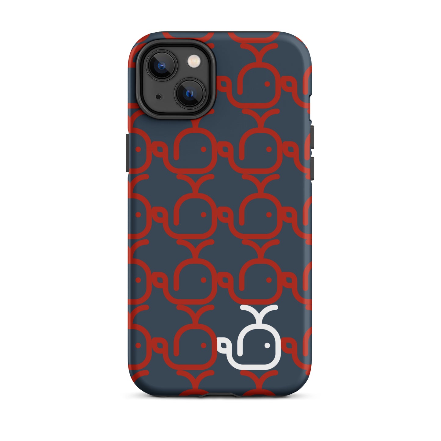 Tough Case for iPhone® Whales Red/Blue