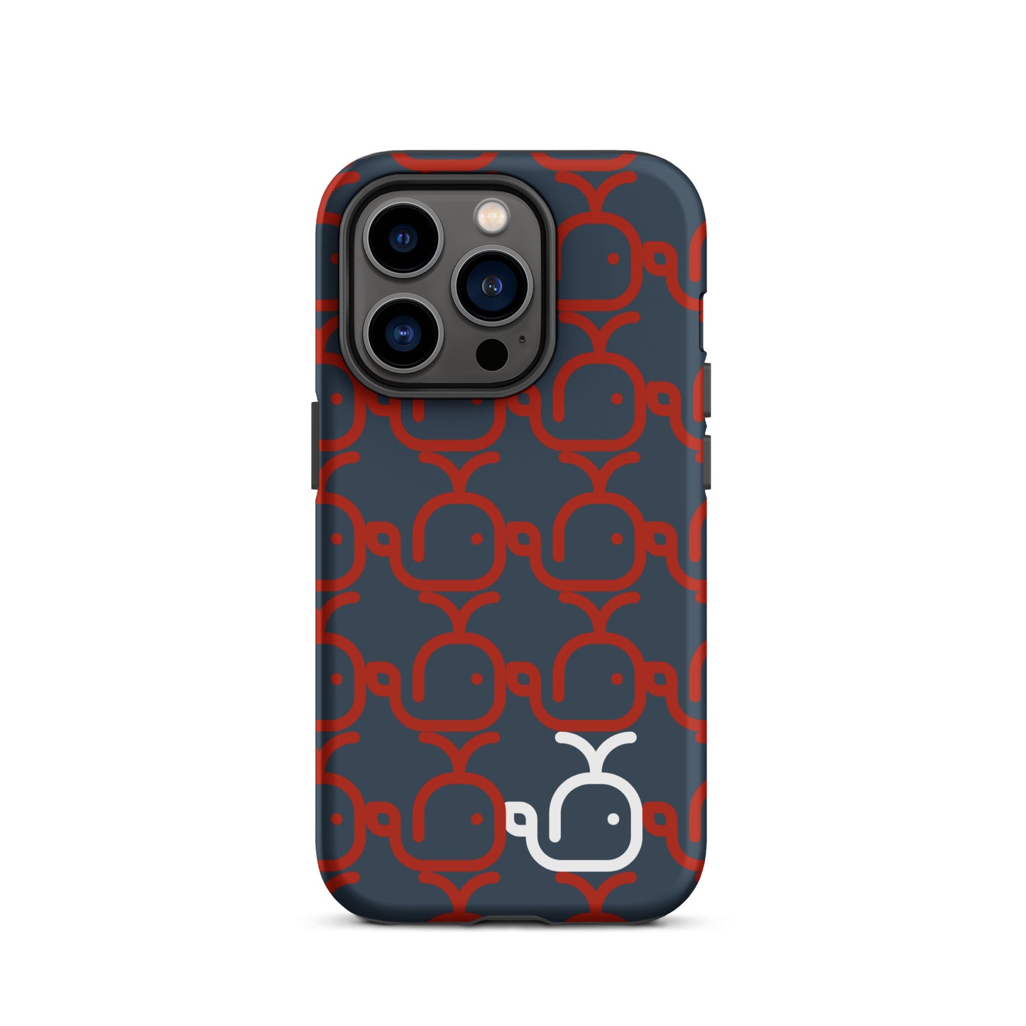 Tough Case for iPhone® Whales Red/Blue