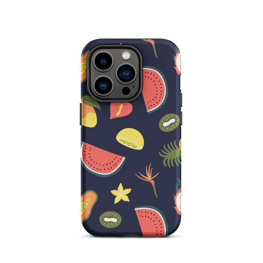 Tough Case for iPhone® Blue Fruity