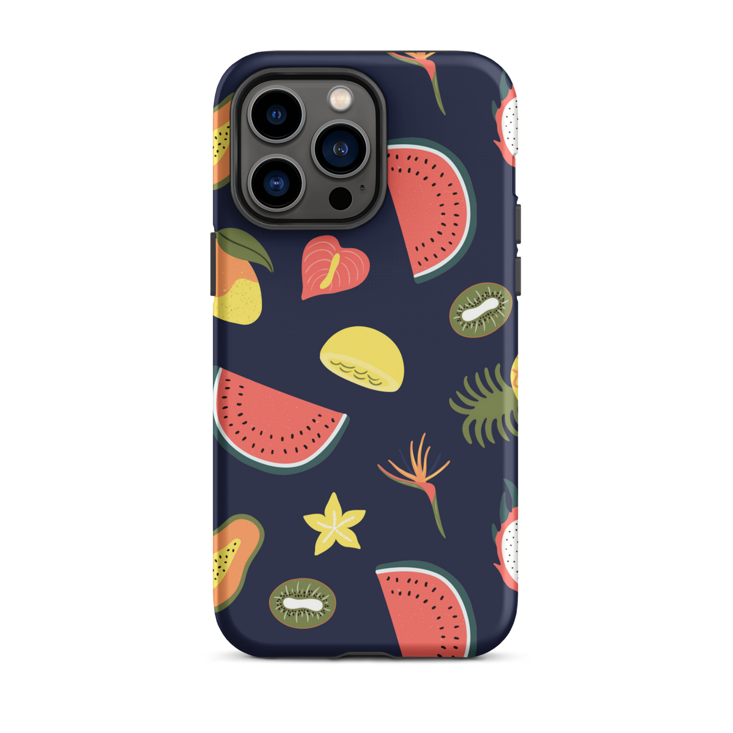 Tough Case for iPhone® Blue Fruity