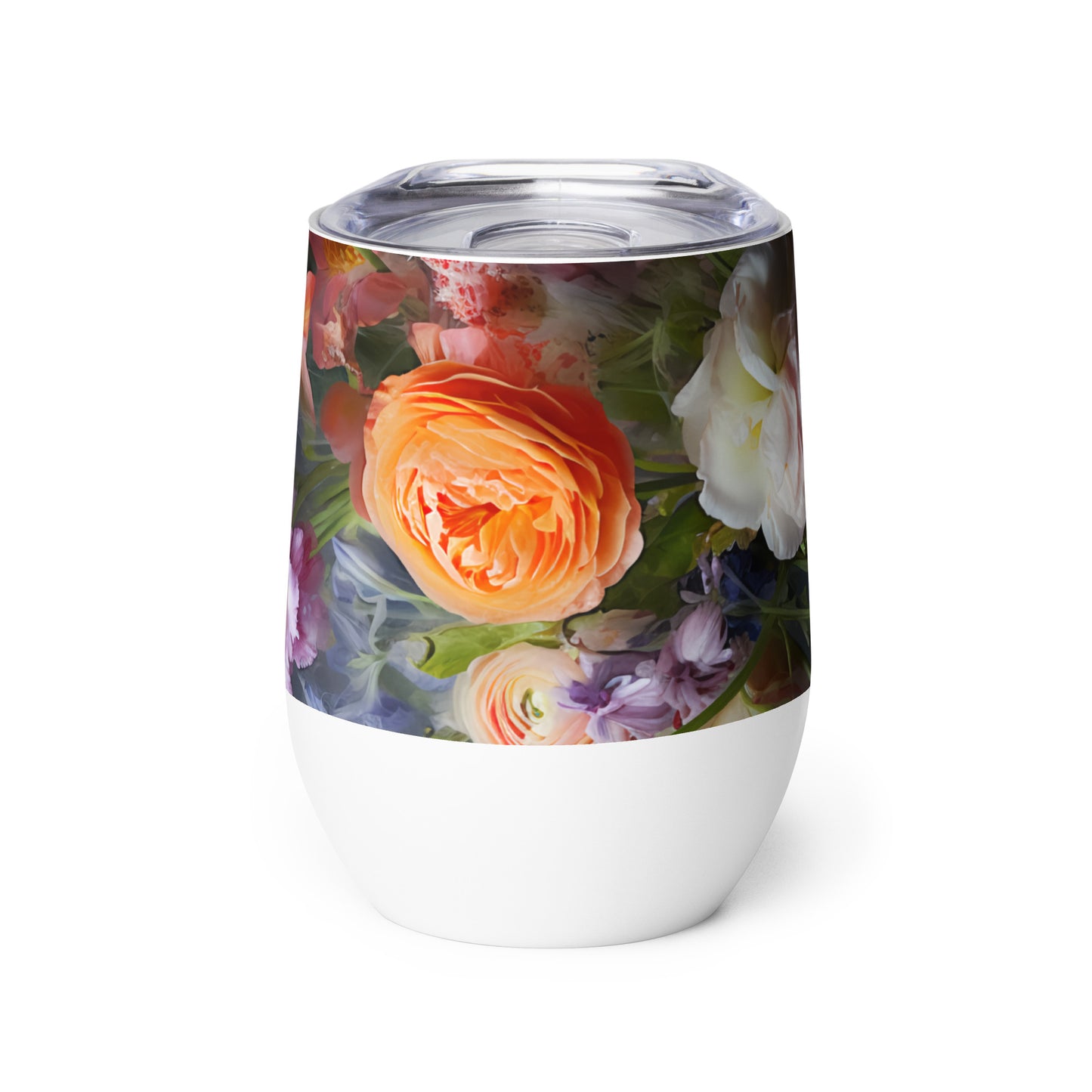 Wine tumbler Floral 1